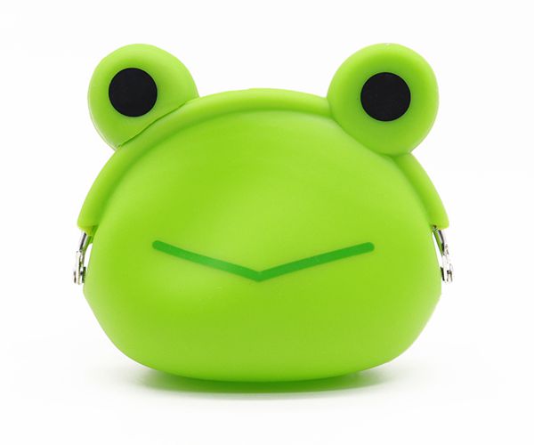 矽（guī）膠零錢袋，青蛙矽膠錢包，學生矽膠錢袋