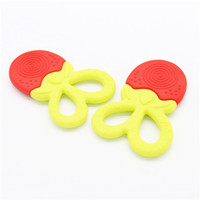 草莓牙膠-水果牙膠-矽膠磨牙膠（jiāo）