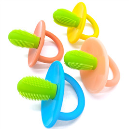 植物牙膠,雙色(sè)矽膠牙膠,仙人掌磨牙膠